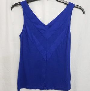 Banana Republic royal blue chevron tank, XS